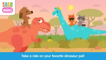Ảnh chụp màn hình của Sago Mini Dinosaurs