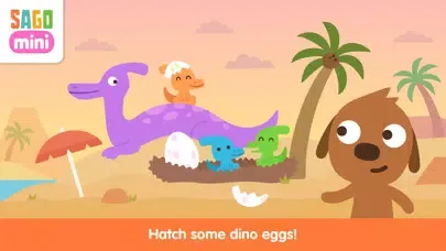 Ảnh chụp màn hình của Sago Mini Dinosaurs