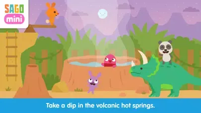 Ảnh chụp màn hình của Sago Mini Dinosaurs