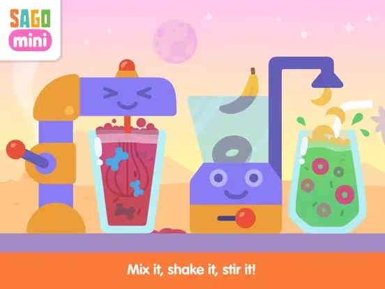 Capturas de tela do Sago Mini Super Juice Maker iPad 