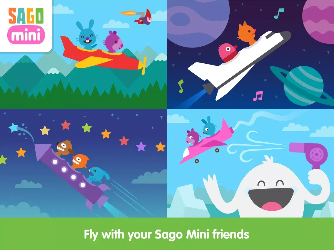 تصاویر Sago Mini Planes iPad 