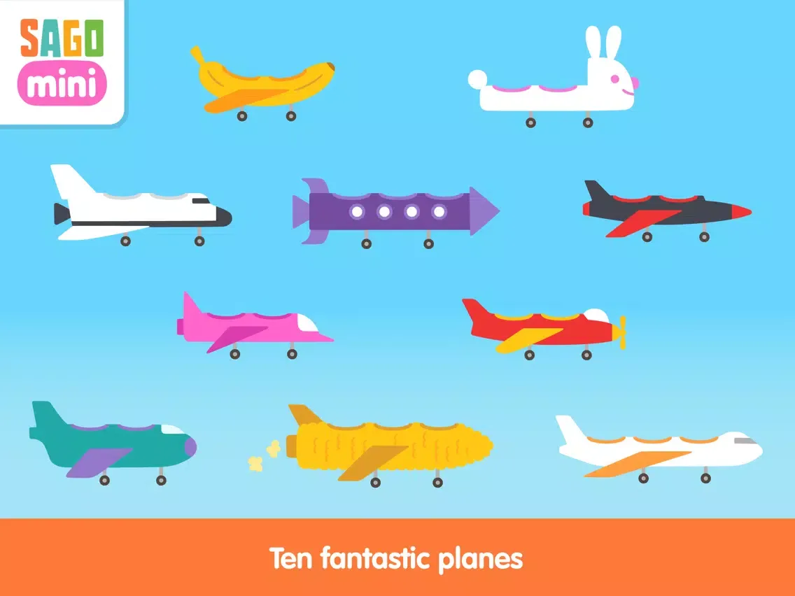 تصاویر Sago Mini Planes iPad 