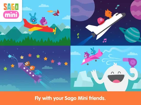 Captures d'écran de Sago Mini Planes Adventure iPad 