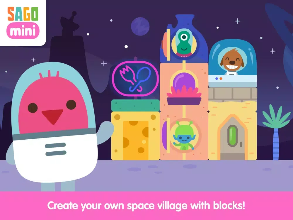Sago Mini Space Blocks iPad  স্ক্রিনশট