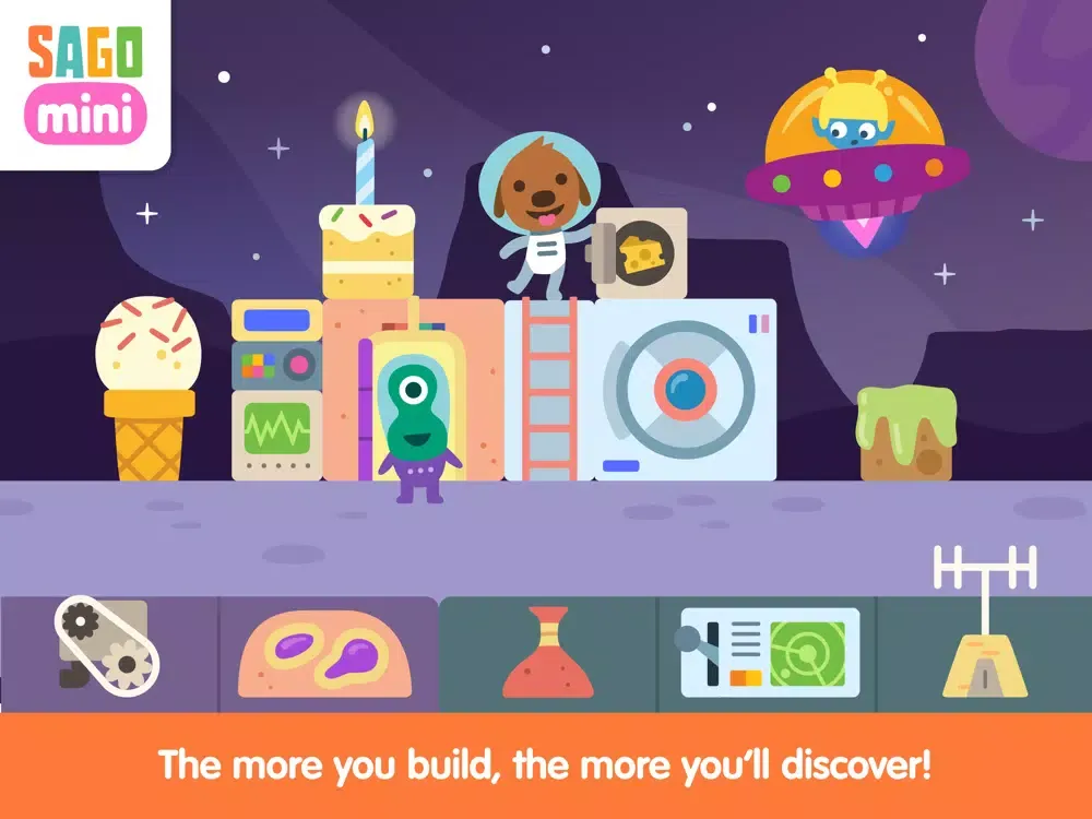 Sago Mini Space Blocks iPad  স্ক্রিনশট