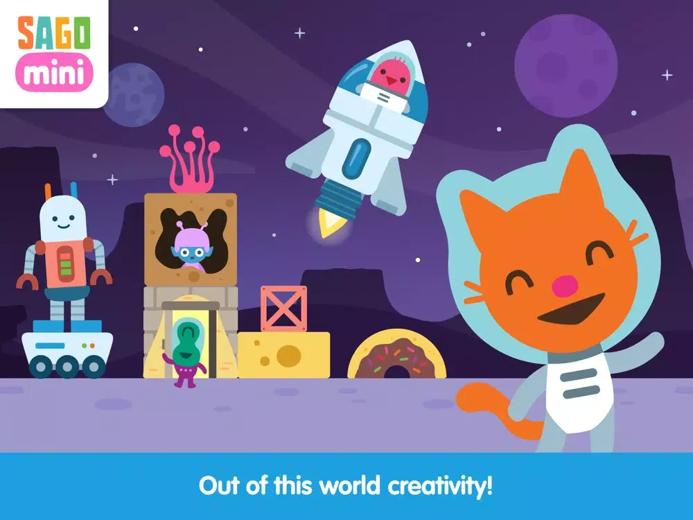 Sago Mini Space Blocks iPad  স্ক্রিনশট