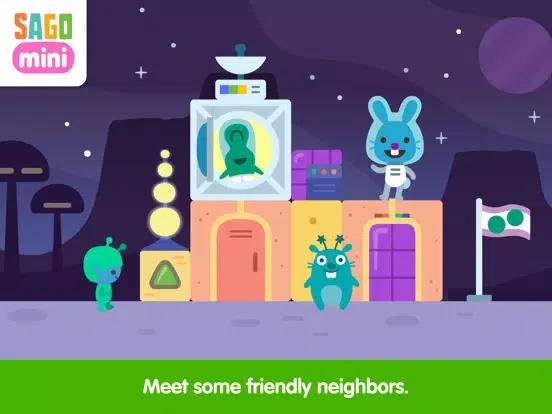 Sago Mini Space Blocks Builder iPad  Screenshots