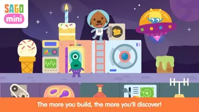 Sago Mini Space Blocks Builder Screenshots