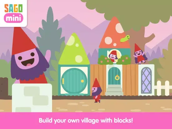 Sago Mini Village Blocks iPad 應用截圖
