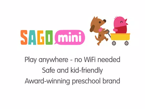 Tangkapan skrin Sago Mini Village Blocks iPad 