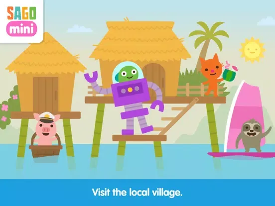 Sago Mini Vacation iPad  Ekran Görüntüleri