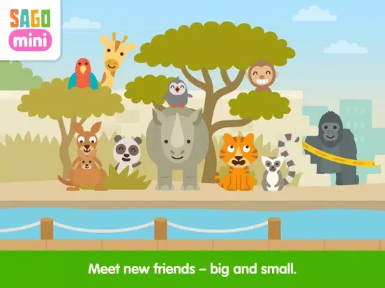Captures d'écran de Sago Mini Zoo Playset iPad 