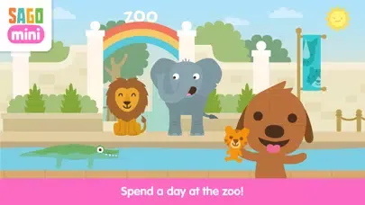 Captures d'écran de Sago Mini Zoo Playset
