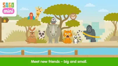 Captures d'écran de Sago Mini Zoo Playset