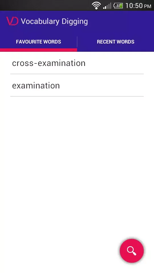 VOCABULARY DIGGING Screenshots
