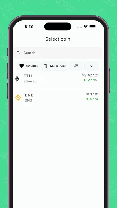 CryptoView: Coin BTC ETH price应用截图