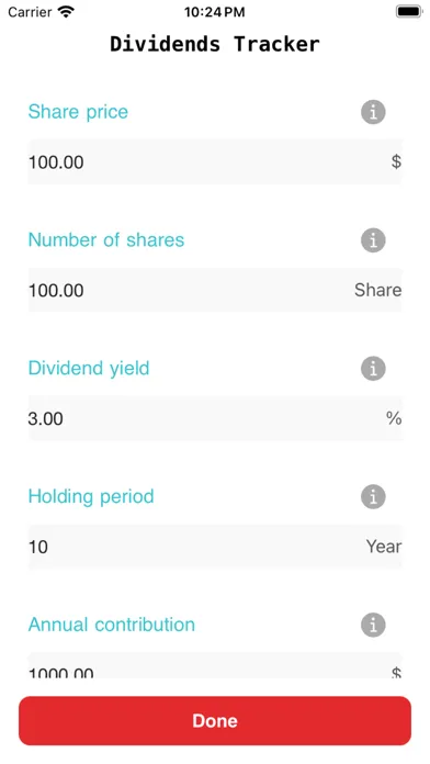 Dividend Estimate Calculator应用截图