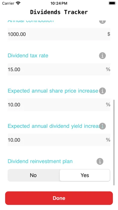 Dividend Estimate Calculator应用截图