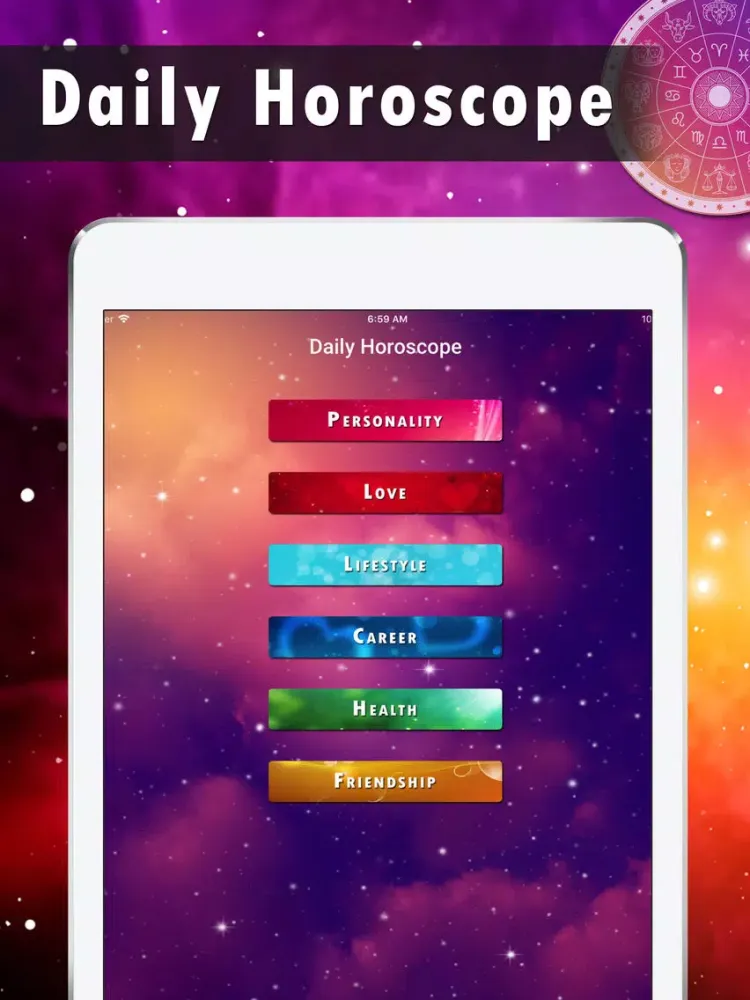 Daily Horoscope - Zodiac Sings iPad  Screenshots