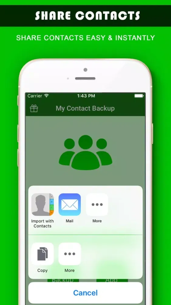 تصاویر My Contact Backup -Easy Backup