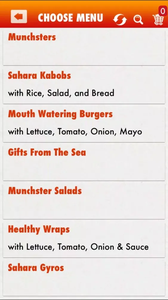 Sahara Grill スクリーンショット