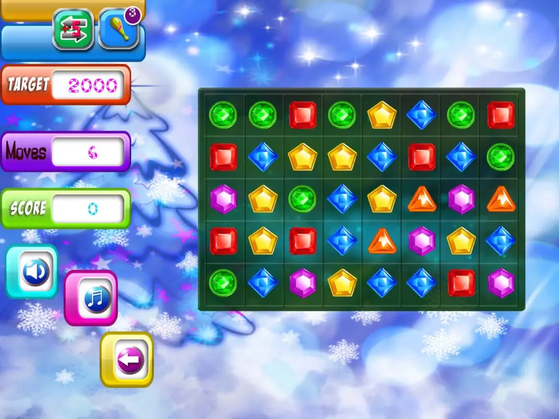 Gems Slider iPad  Screenshots