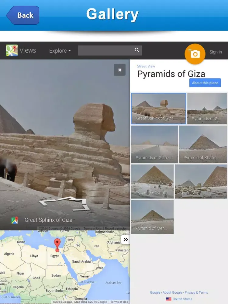 Скриншоты StreetView+Maps iPad 