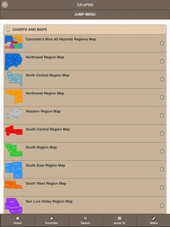 CO eFOG iPad  Screenshots