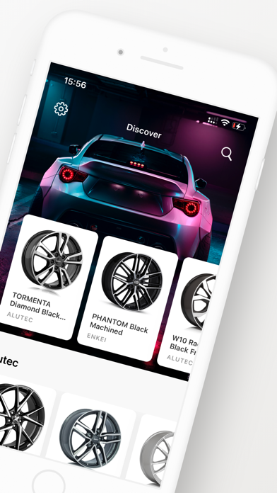 Tangkapan skrin Holo Wheels: AR rims try on