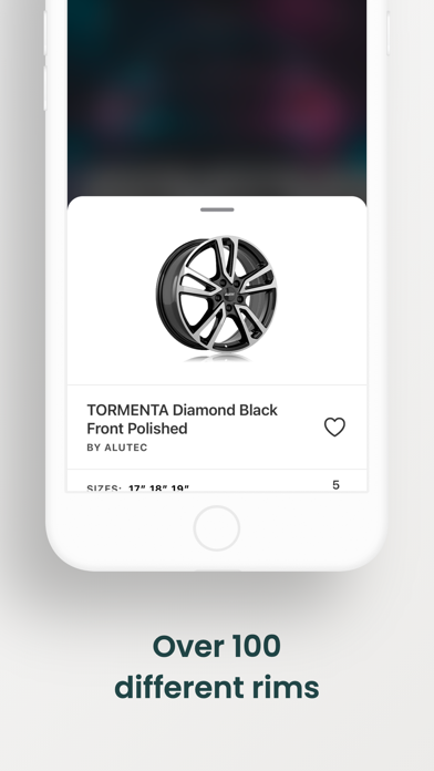 Tangkapan skrin Holo Wheels: AR rims try on