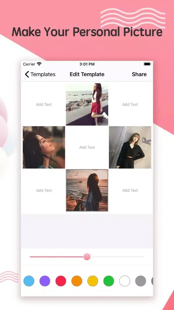 Tangkapan skrin Likes Grid for Instagram Post