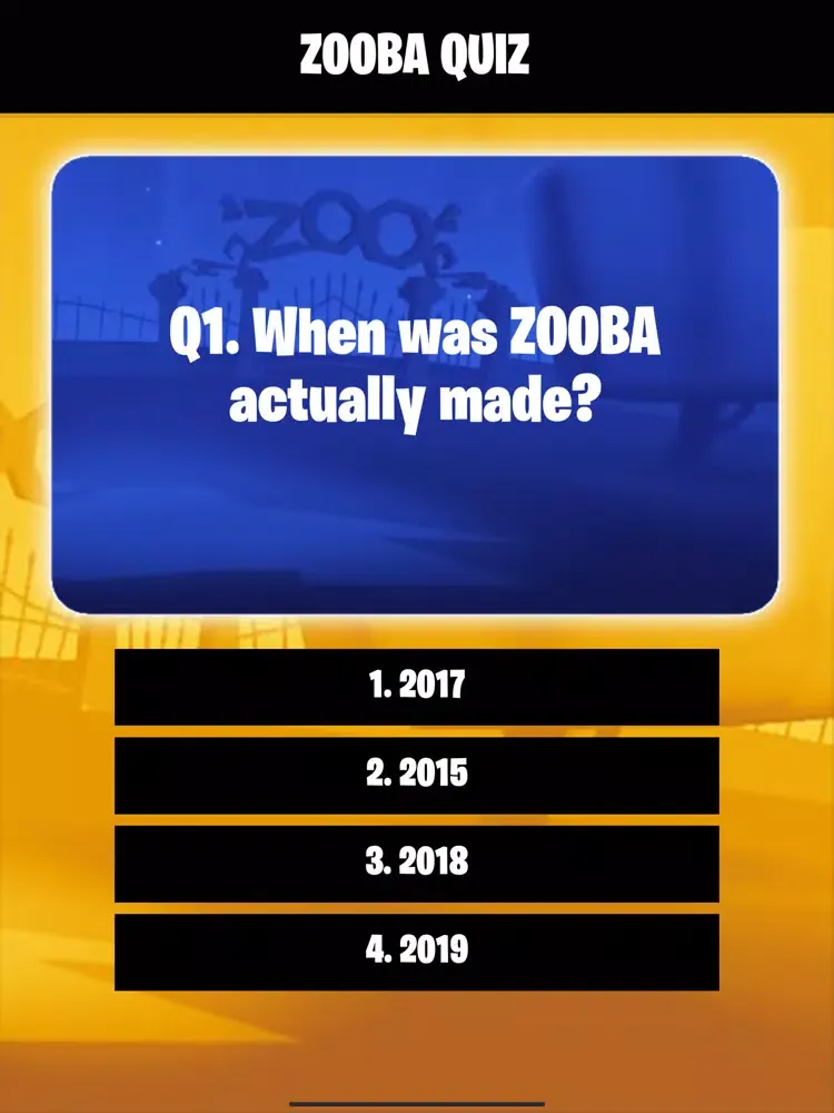 Zooba Quiz & Calcul For coins iPad  Screenshots