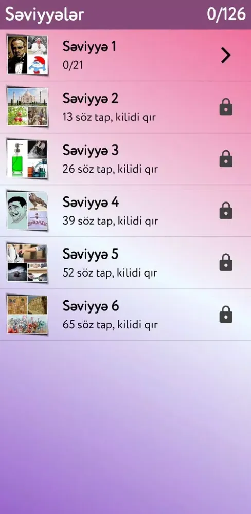 Screenshot di Axtar tap - söz oyunu