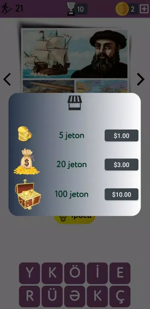 Screenshot di Axtar tap - söz oyunu