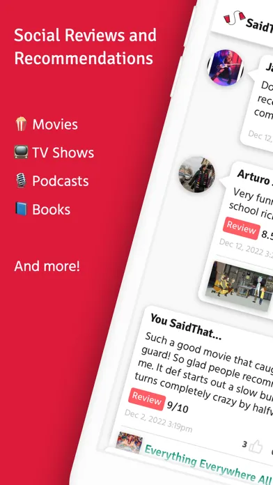 SaidThat - Social Reviews Screenshots