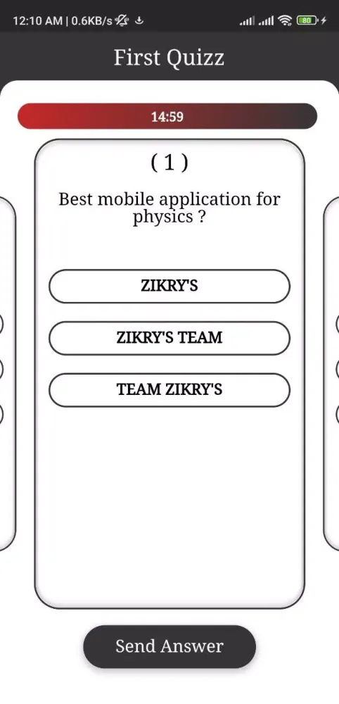Capturas de tela do ZIKRY'S TEAM