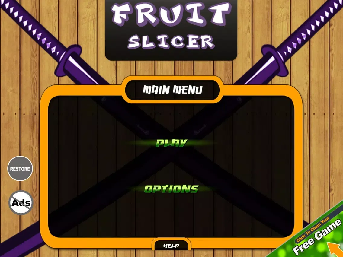 Capturas de tela do Fruit Slicer Free - Cut & Slash like a Expert Caribbean orange, bananas and melons like in a festival iPad 
