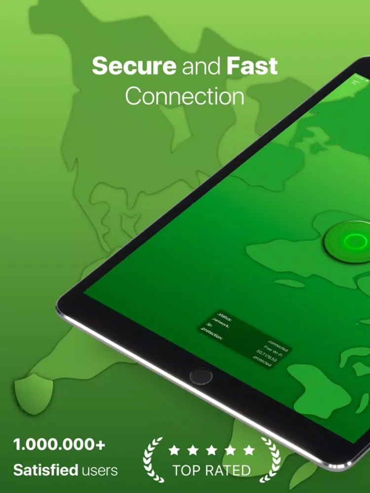 Zrzuty ekranu .VPN゜ · · iPad 