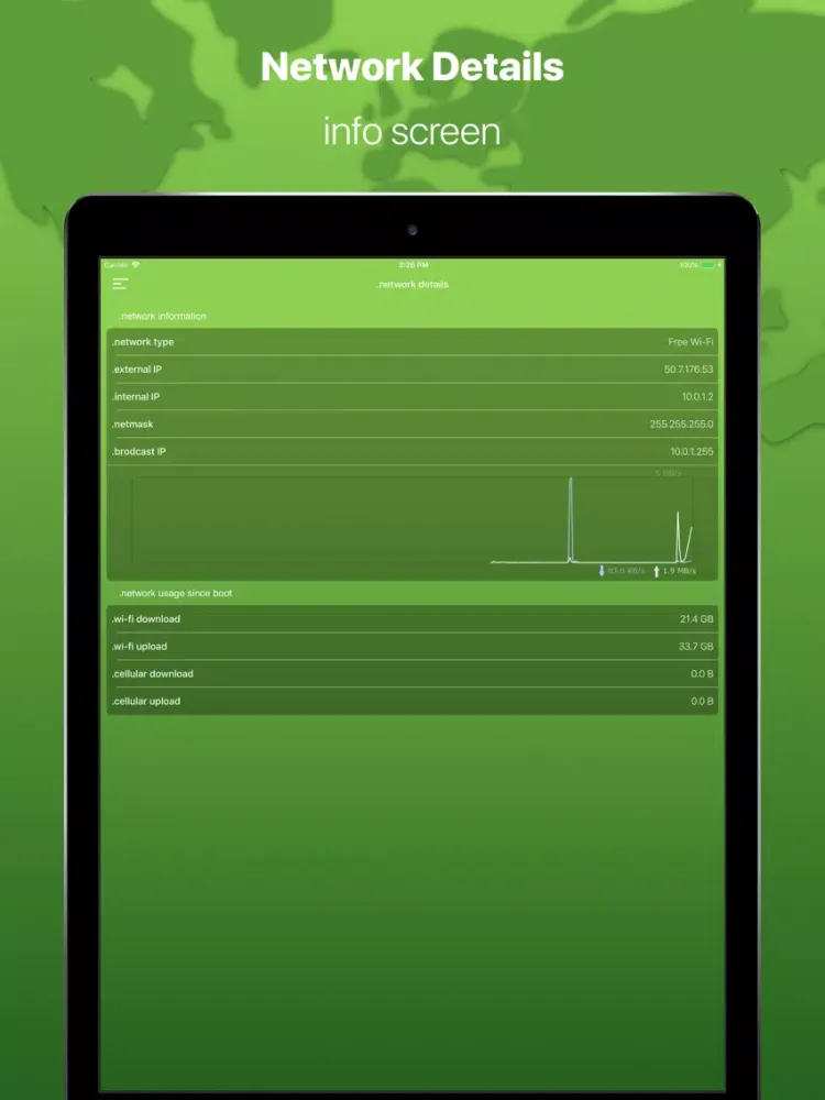 Zrzuty ekranu .VPN゜ · · iPad 