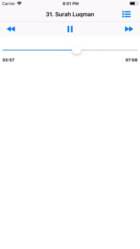 Quran Audio Player (Shuraym) Screenshots