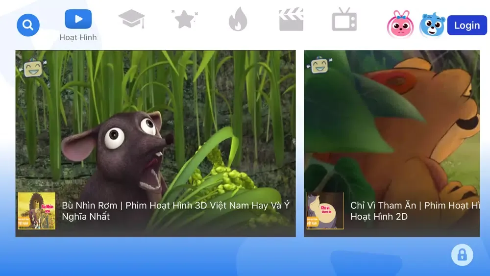 Tangkapan skrin Lala TV Lites