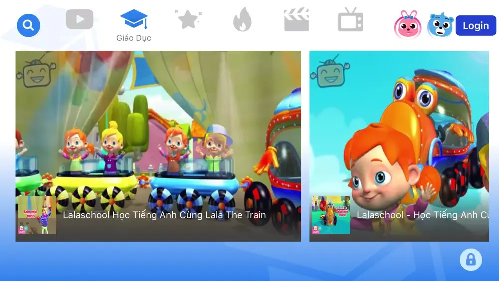 Tangkapan skrin Lala TV Lites