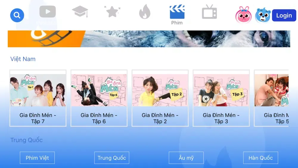Tangkapan skrin Lala TV Lites