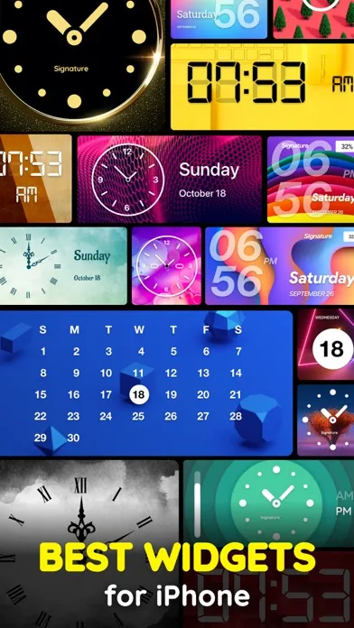 Tangkapan layar Custom Colorful Widget Maker
