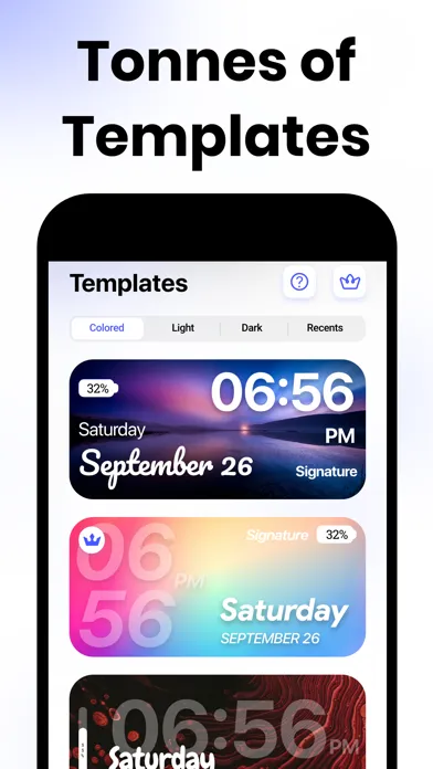 Tangkapan layar Custom Colorful Widget Maker