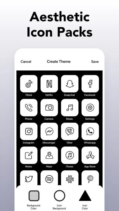 ภาพหน้าจอของ Home Screen Themes & Launcher