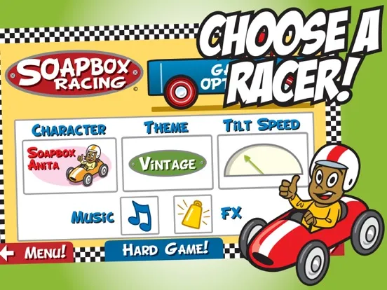 Tangkapan layar Soapbox Racing iPad 