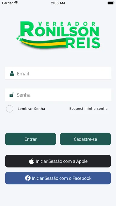 Ảnh chụp màn hình của Vereador Ronilson Reis