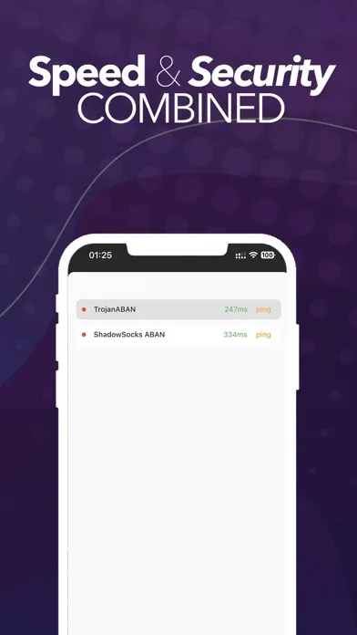 Captures d'écran de ABAN VPN