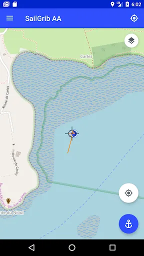 Screenshot di Anchor Alarm  - SailGrib AA